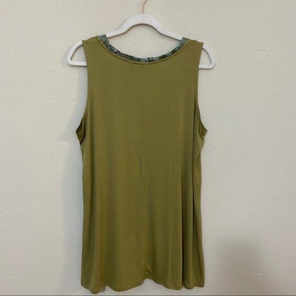 LOGO by Lori Goldstein LAYERS Swing Tank Top L - Picture 2 of 5